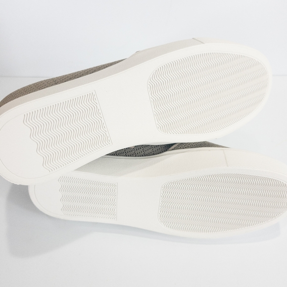 Steve Madden Camden Knit Wedge Sneakers Taupe -7 - Picture 5 of 6